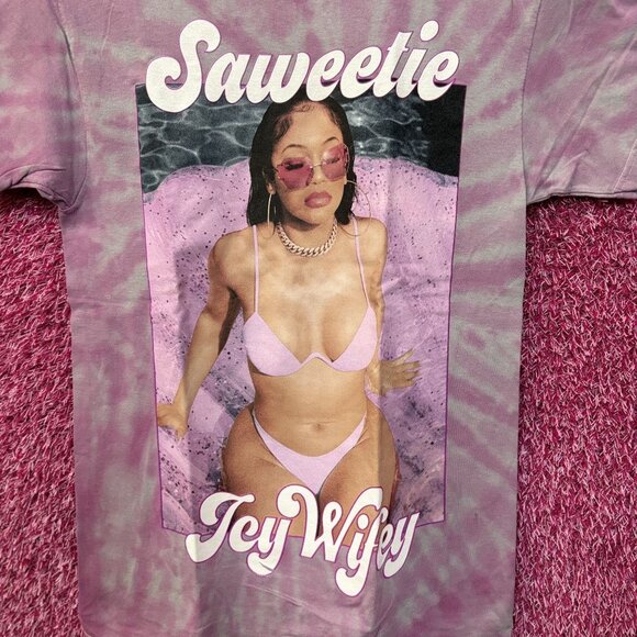 Saweetie purple tie dye size small - Picture 2 of 5